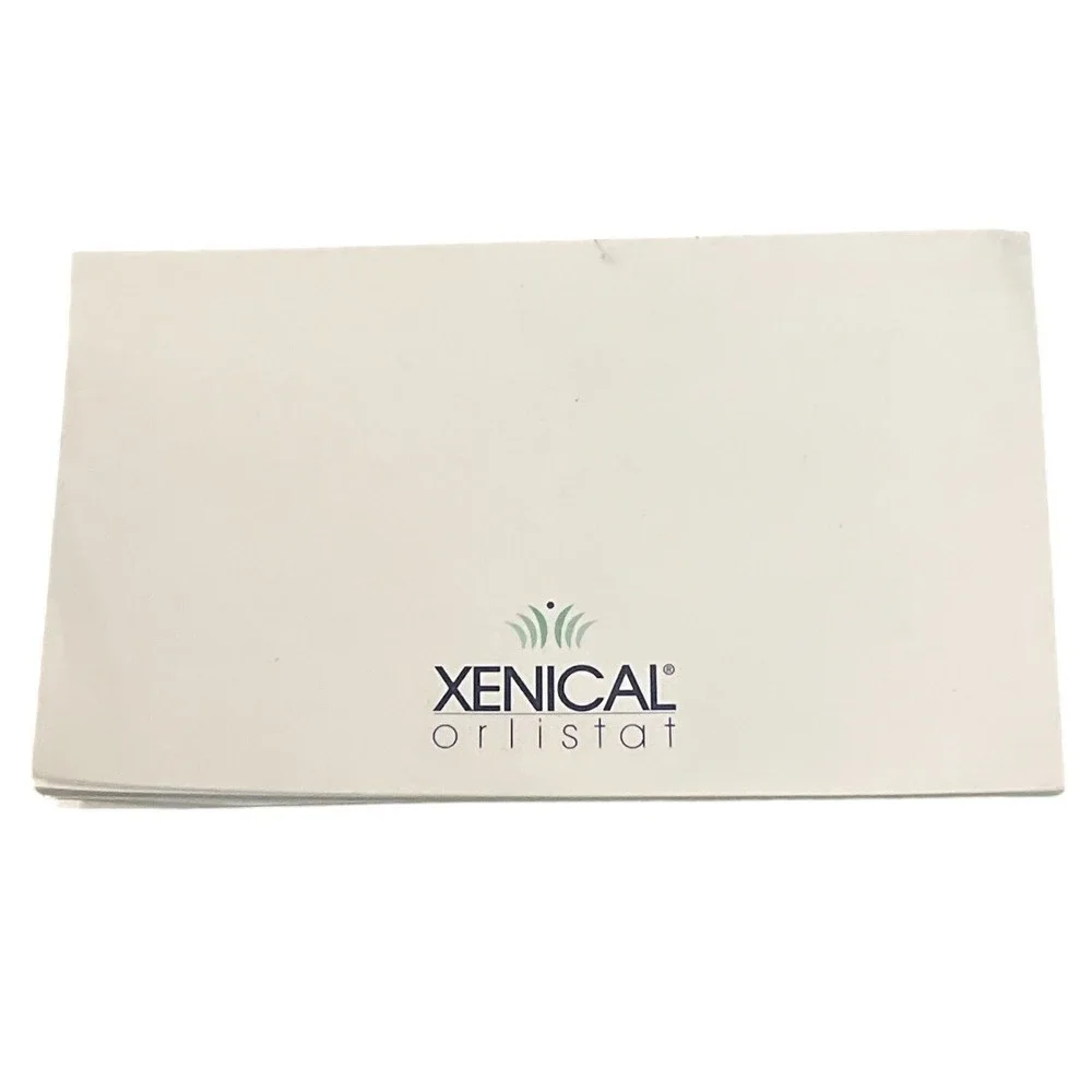Xenical Pharmaceutical Drug Rep Sticky Note pad Promo Ad Weight Loss Dietary